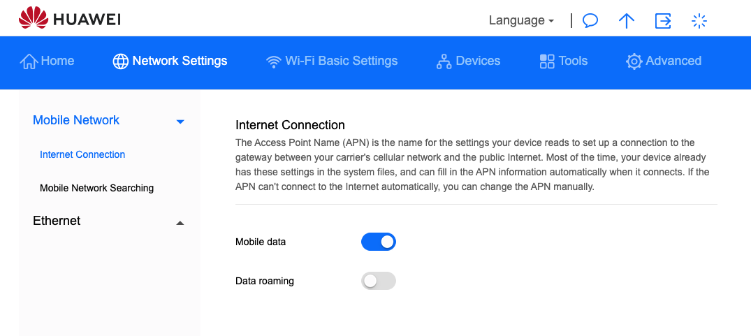 Изменить dns в роутере huawei